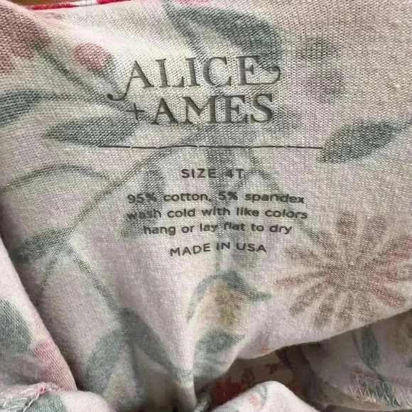 Alice and Ames 4T Toddler Girls Multi Floral The Wide Leg Jumpsuit Romper EUC - Picture 3 of 3